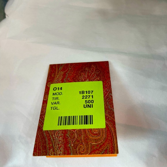 ETRO Milano Zip Around Continental Long Wallet Made In Italy ~ NWT! - Picture 9 of 17